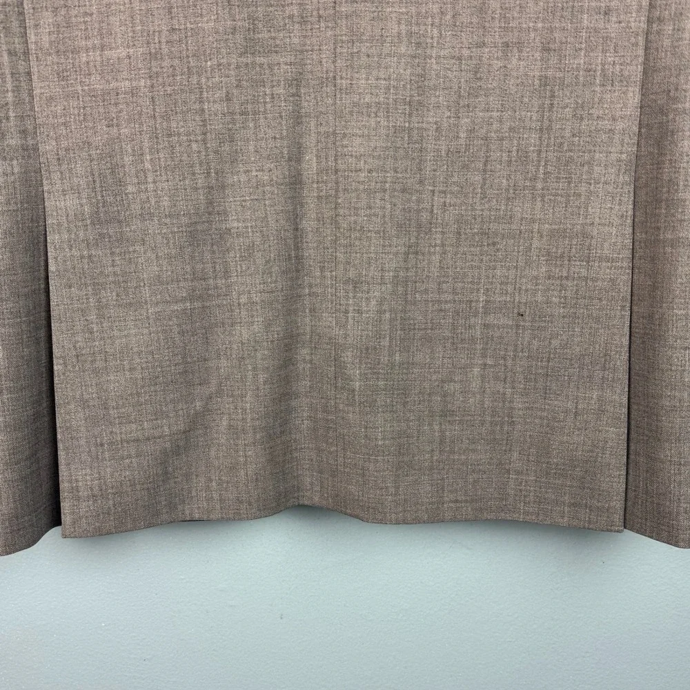 J. Crew Thompson Mens 38 Reg Gray Two Button Wool Blend Blazer Sport Coat FLAW